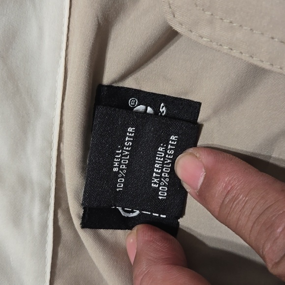 Roche Men's Long Sleeve Tan Windbreaker Golf Jacket Shirt Sz Large - Picture 8 of 11